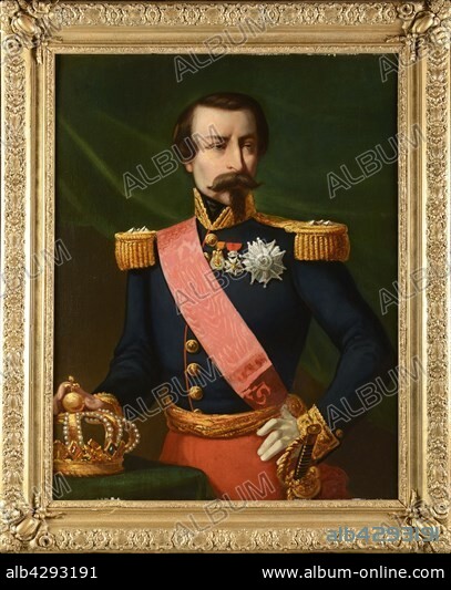 Horace Vernet (school), L'Empereur Napoléon III. The French Emperor Napoleon III. ca. 1852. oil on canvas, 74 x 93.5 cm. . Former Christopher Forbes collection. Private collection.