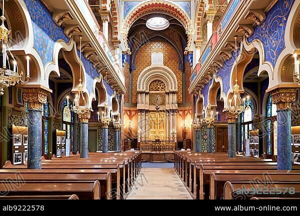 Prague Czech Republic. Jerusalem Synagogue.