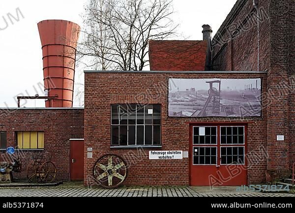 Kunstschacht Zollverein, art gallery in the former power station, shafts 1-2-8, disused mine, Zollverein Coal Mine Industrial Complex, Essen-Stoppenberg, Ruhr area, North Rhine-Westphalia, Germany, Europe.