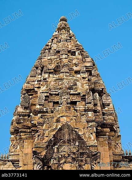 Temple Prasat Hin Phanom Rung, Phanom Rung historical park, Buriram Province, Isan, Thailand, Asia.