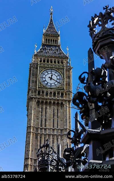 Clock Tower, Big Ben, Palace of Westminster, Unesco World Heritage Site, London, England, United Kingdom, Europe.