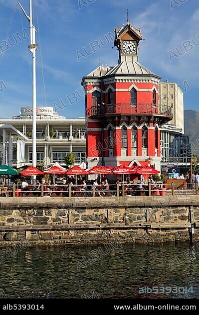 Historic Clock Tower, V & A Waterfront, Cape Town, Western Cape, South Africa, Africa.