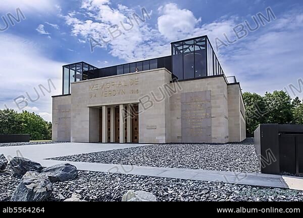 Mémorial de Verdun, museum and war memorial commemorating the Battle of Verdun in the First World War 1916, France, Europe.