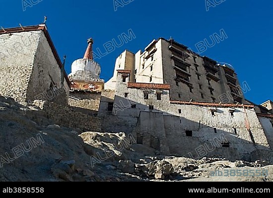 City palace in Leh, Ladakh, Jammu and Kashmir, India, Asia.