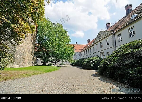 Schloss Cappenberg Castle, museum, Selm, Kreis Unna district, North Rhine-Westphalia, Germany, Europe.