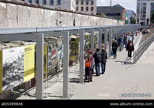 Topography of Terror outdoor museum, Berlin, Germany, Europe.
