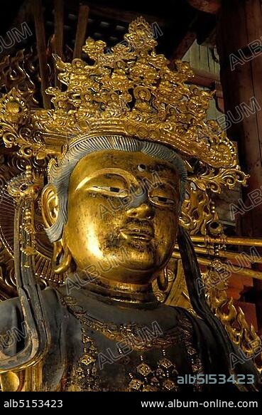 Nyoirin Kannon statue, Buddha, Todai-ji temple, Nara, Japan, Asia.