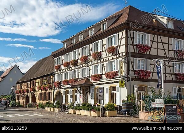 Hotel in Eguisheim in Haut-Rhin Alsace France.