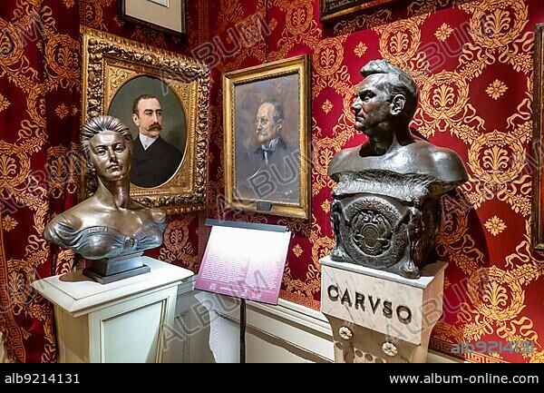Milan Italy. Teatro alla Scala Opera House. The museum.