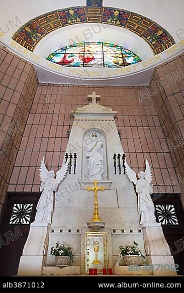 Altar of Empress Elisabeth Memorial Church or Elisabeth Church on Schneeberg mountain, Puchberg am Schneeberg, Vienna Alps, Lower Austria, Austria, Europe.