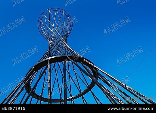 Mae West, sculpture by artist Rita McBride, Effnerplatz, Bogenhausen, Munich, Bavaria, Germany, Europe.