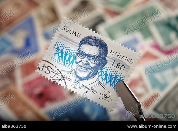 Finnish commemorative stamp from 1988. Lauri (Tahko) Pihkala (January 5) (1888 ? May 20) (1981) was the inventor of pesäpallo, the Finnish variant of baseball originally meant to become a sport that would support military training.