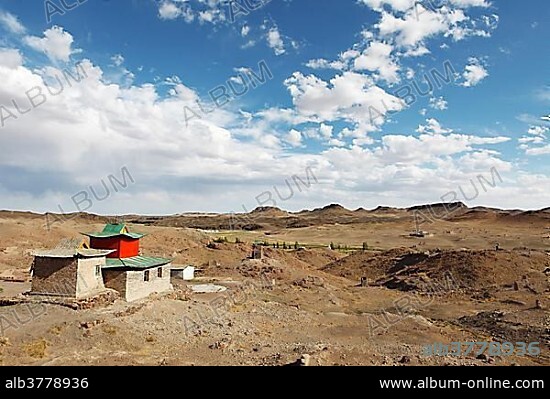 Ongi Khiid Monastery, Ongi river valley, Central Desert, Dundgovi Province, Mongolia, Asia.