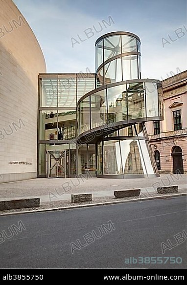 The modern extension of the German History Museum, Deutsches Historisches Museum, Berlin, Berlin, Germany, Europe.