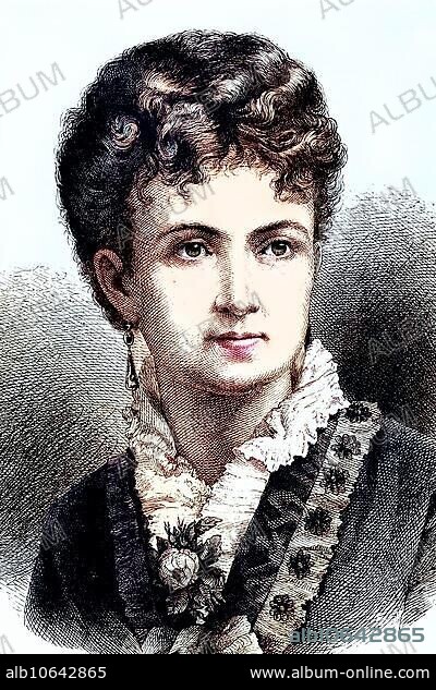 Ann Eliza Young, also known as Ann Eliza Webb Dee Young Denning, An Apostate Mormon Woman, the Nineteenth Wife of the Prophet Brigham Young, Historical, digitally restored reproduction from a 19th century original, colourised, also known as Ann Eliza Webb Dee Young Denning, An Apostate Mormon Woman, the Nineteenth Wife of the Prophet Brigham Young, Historical, digitally restored reproduction from a 19th century original, colourised.