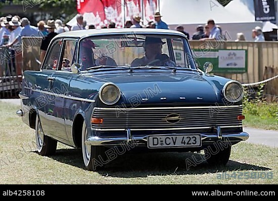 Opel Rekord P2, 1960 model, vintage car, Schloss Dyck Classic Days 2016 Juchen, Niederrhein, Nordrhein-Westfalen, Germany, Europe.