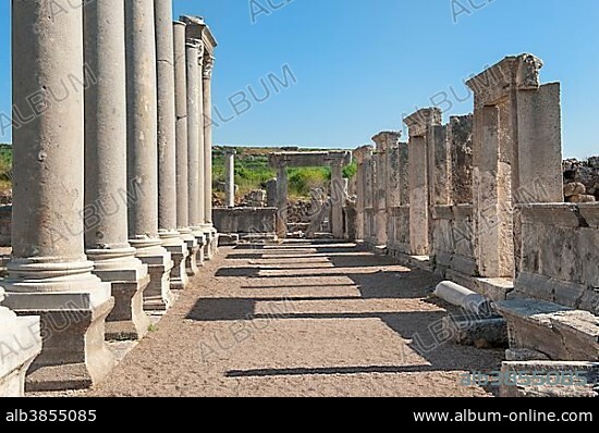 Perge Agora, Antalya, Turkey, Asia.