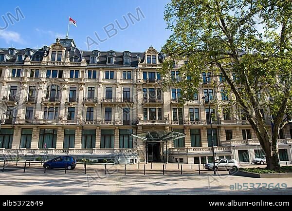 The new Hessian state chancellery, (formerly the hotel Rose), Wiesbaden, Hessen, Germany.