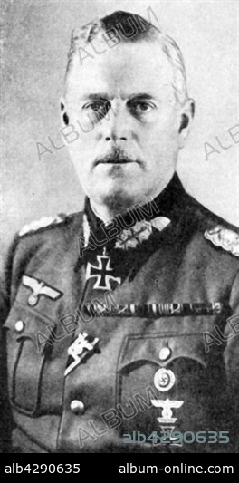 Wilhelm Keitel (1882-1946) German Field Marshal and Supreme Commander of the Armed Forces. Signed German Army surrender, Berlin 8-9 May 1945. Found guilty of war crimes at Nuremberg, sentenced to death and hanged.