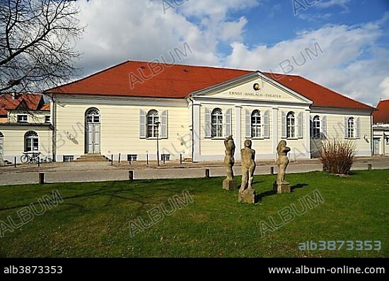 Ernst-Barlach-Theater, the oldest preserved theatre in Mecklenburg, first performance in 1828, Güstrow, Mecklenburg-Western Pomerania, Germany, Europe.