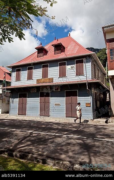 Historical Museum at Francis Rachel Street, the capital of Victoria, Mahe Island, Seychelles, Indian Ocean, Africa.