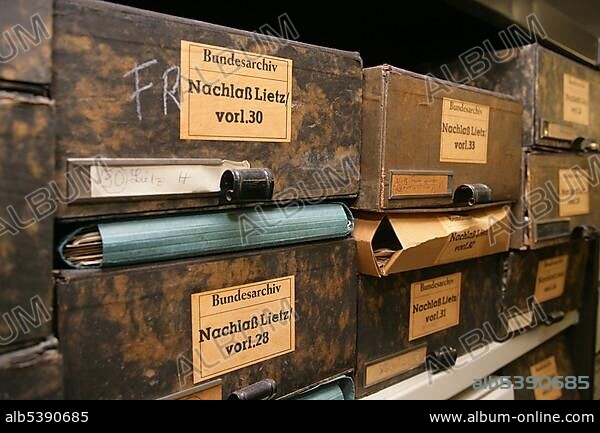 Legacy archive at federal archive in Koblenz, Rhineland-Palatinate, Germany, Europe.