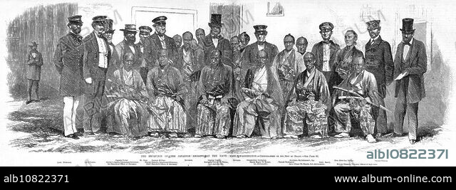 The First Japanese Embassy（第一遣米使節日記）2冊 The first Japanese embassy to the United States of America