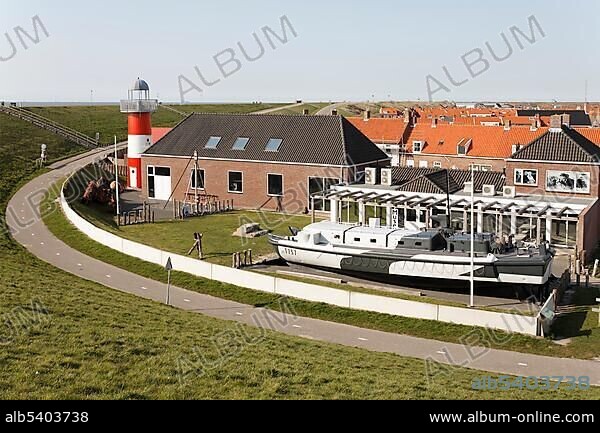 Polderhuis, dyke - and war museum, Westkapelle, Walcheren, Zeeland, Netherlands, Europe.