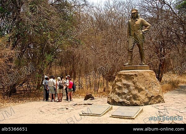 David Livingstone Memorial, Victoria Falls, Zimbabwe, Africa.
