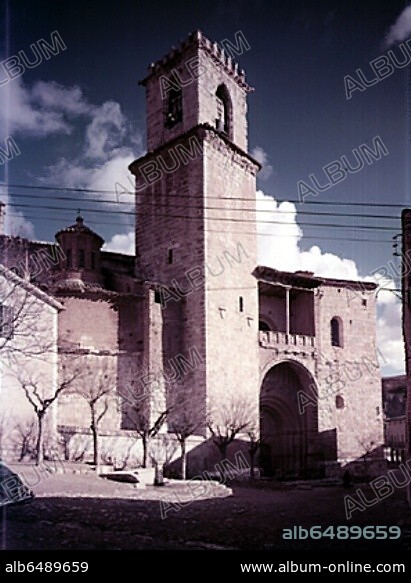 AUTOR LIBRE 01307. COLEGIATA DE DAROCA - SIGLO XV - FOTO DE LOS AÑOS 60.