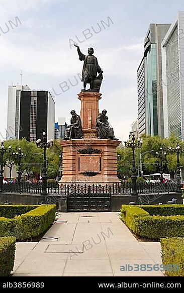 Monumento a Colón or Columbus Monument, Mexico City, Federal District, Mexico, Central America.