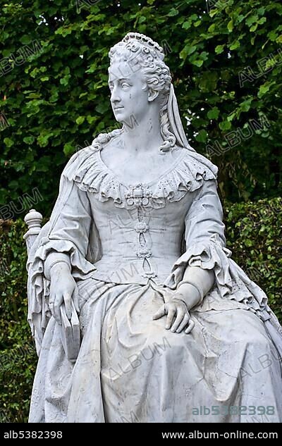 Princess Sophie of Hanover, Herrenhausen Gardens, Hannover, Lower Saxony, Germany, Europe.