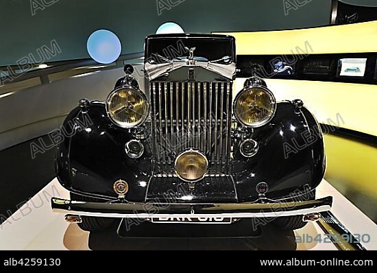 Rolls-Royce Phantom III from 1937, BMW Museum, Munich, Upper Bavaria, Bavaria, Germany, Europe.