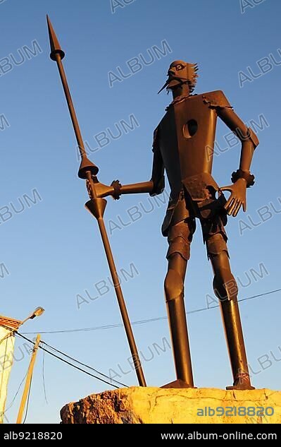 Monument of Don Quixote, Don Quijote, Campo de Criptana, Castilla-La Mancha region, Spain, Europe.