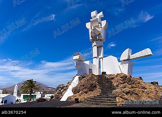 CÉSAR MANRIQUE. Monumento al Campesino, by Cesar Manrique, in San Bartolome, Lanzarote, Canary Islands, Spain, Europe.