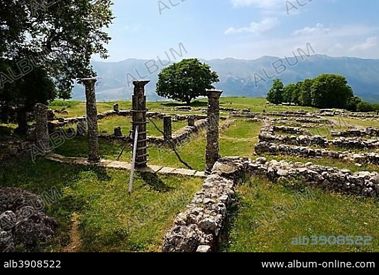 Archaeological site Antigoneia, Antigonea, Antigonë, Qark Gjirokastra, Gjirokastër, Albania, Europe.