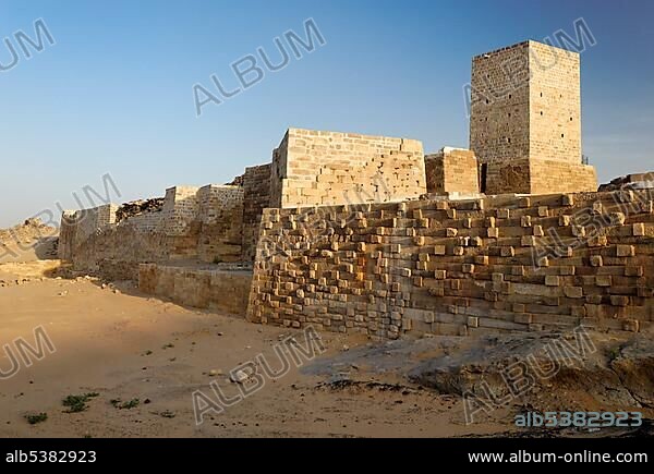 Antique dam of Marib, northern watergate, Yemen, Asia.