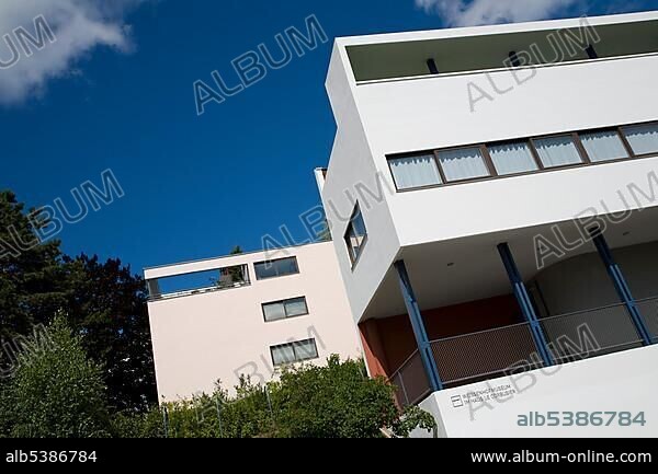 Weissenhof Museum in Le Corbusier house, museum, Weissenhof Estate, Weissenhof, Bauhaus, Stuttgart, Baden-Wuerttemberg, Germany, Europe.