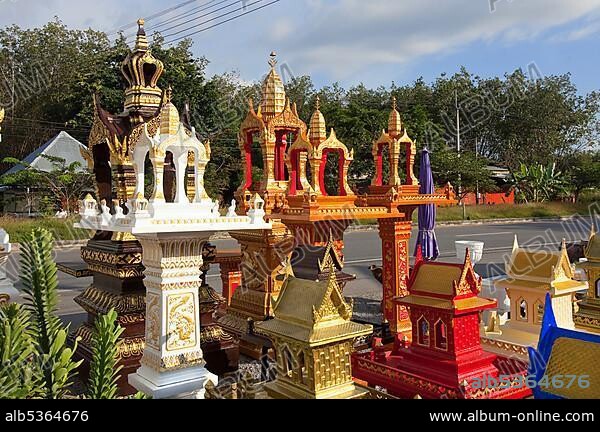 Ghost house stall, Phang Nga, Thailand, Asia.