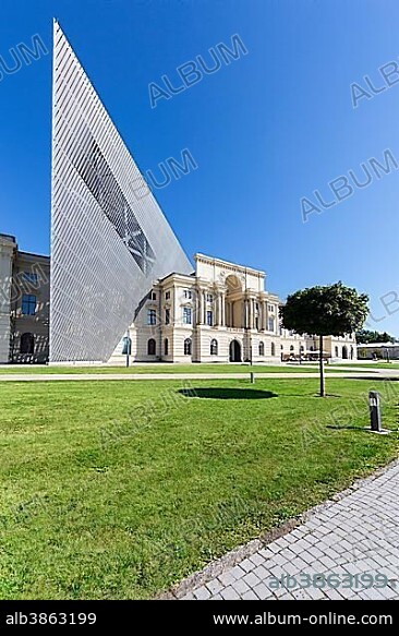 Bundeswehr Military History Museum, main building, Dresden, Saxony, Germany, Europe.