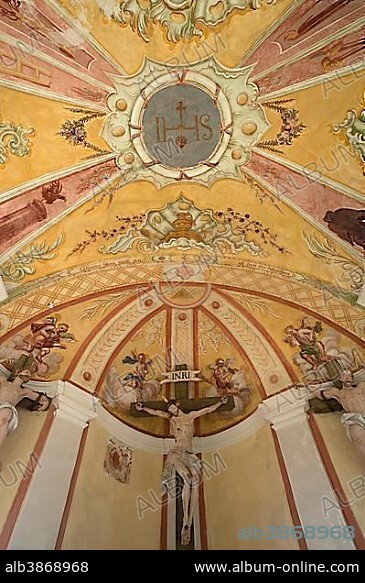 Kalvarienberg Chapel, Ramsau, Berchtesgadener Land district, Upper Bavaria, Germany, Europe.