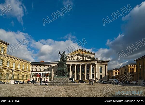 Residence and National Theatre, Munich, Bavaria, Germany, Europe.