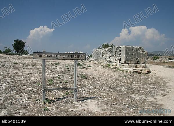Sanctuary of Aphrodite, Palaia Paphos, Paphos, Cyprus, Europe.
