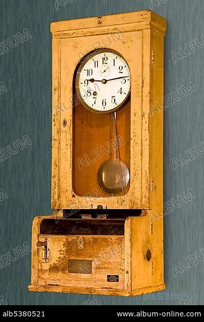 Old time punch clock.