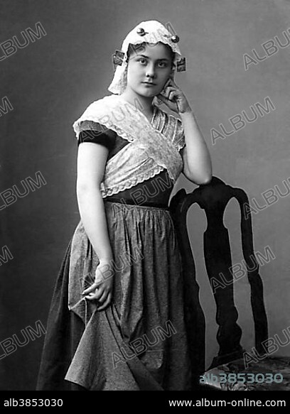 Fashion, woman in traditional costume, 1910s, Germany, Europe.