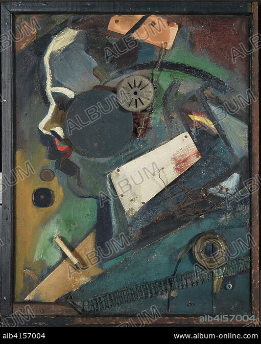 Kurt Schwitters (Hanover, 1887-Ambleside, 1948). Merzbild 1A