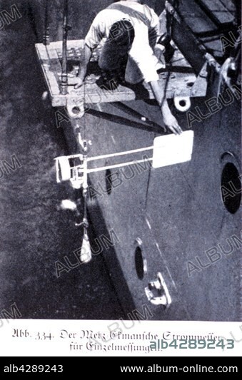 Photograph taken during the Meteor Expedition by F. Spiess. The German Atlantic expedition. Dated 1927.