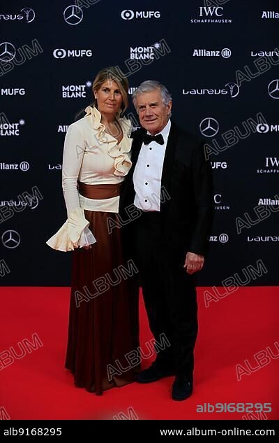 Giacomo Agostini, former Italian motorbike racer and Academy Member, one of the best motorbike racers in history and the most successful rider in the Motorcycle World Championship with 15 World Championship titles, Red Carpet, Laureus Awards 2018 ceremony at the Sporting, Principality of Monaco.