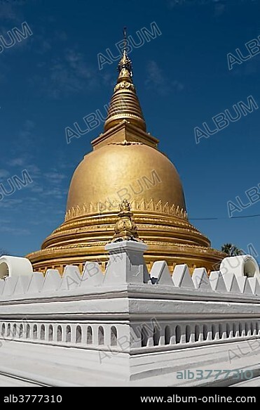 Aung Theikdi Zedi Pagoda, Mawlamyine or Mawlamyaing, Mon State, Burma, Myanmar, Asia.