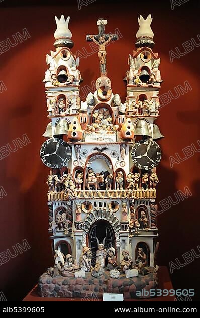 Miniature church, Museo Manos Peruanas, historic centre, Lima, Peru, South America, Latin America, South America.